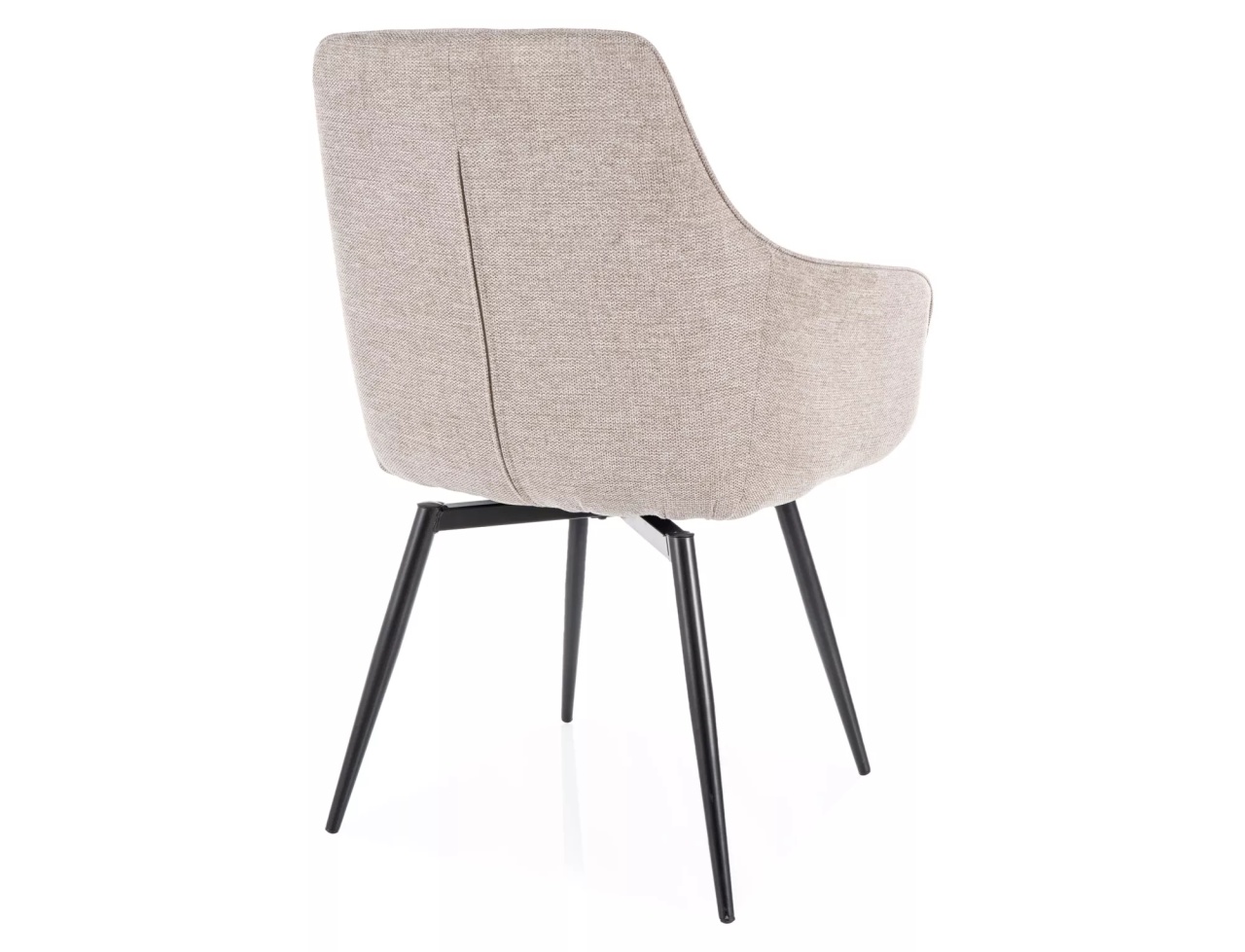 Scaun Servio bej deschis/negru Brego 31 - 2 | YEO