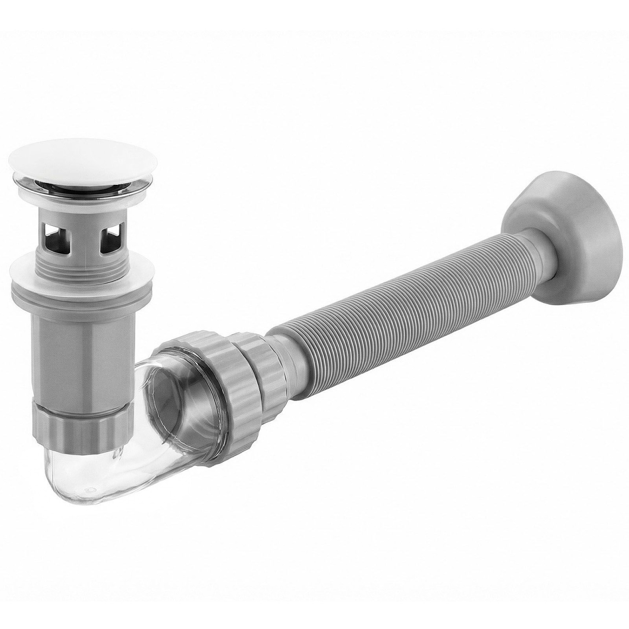 Sifon pentru lavoar REA Flow White