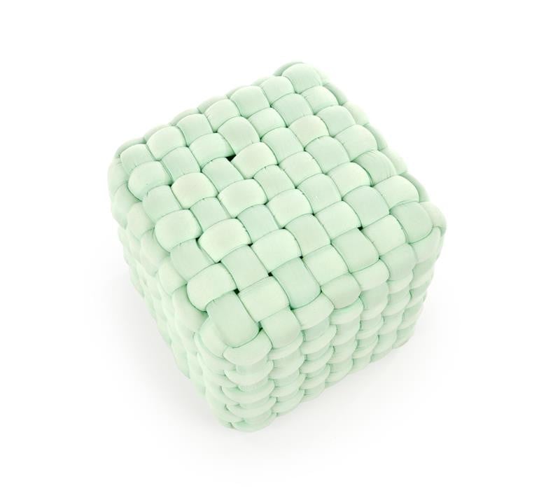 Taburet tapitat Rubik mint - H35 cm - 1 | YEO