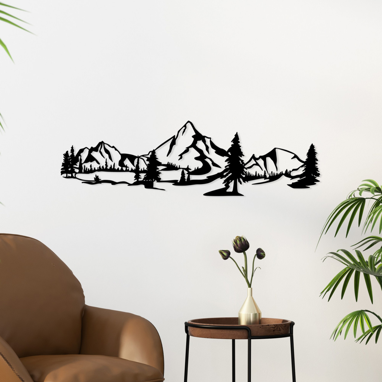 Accesoriu decorativ de perete metalic Landscape 4