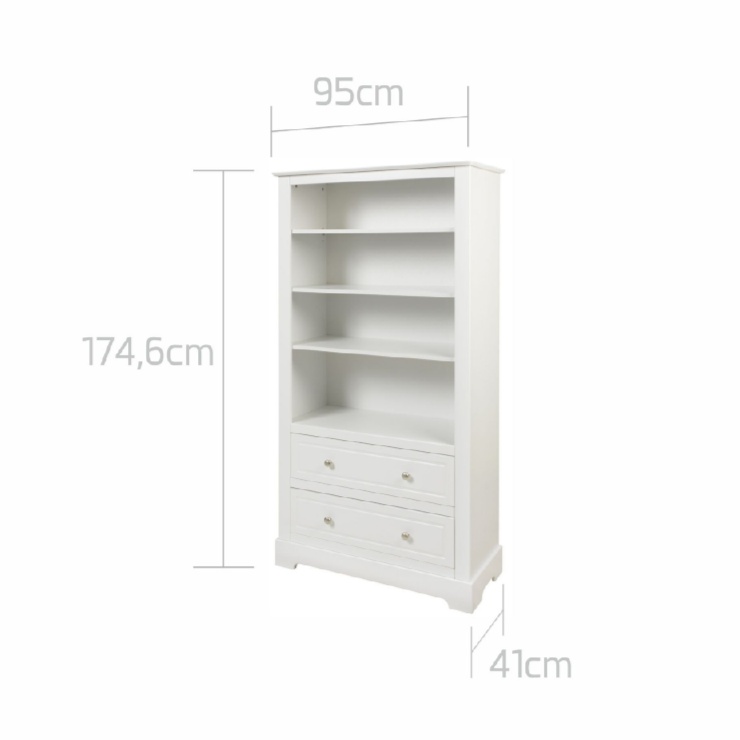 Biblioteca Marylou alba H174,6 cm - 5 | YEO