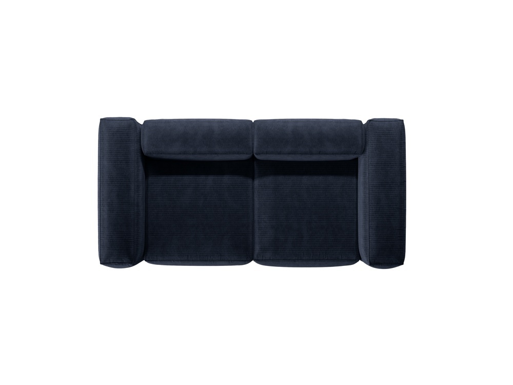 Canapea 2 locuri Bergamo velur reiat L224 cm - 3 | YEO