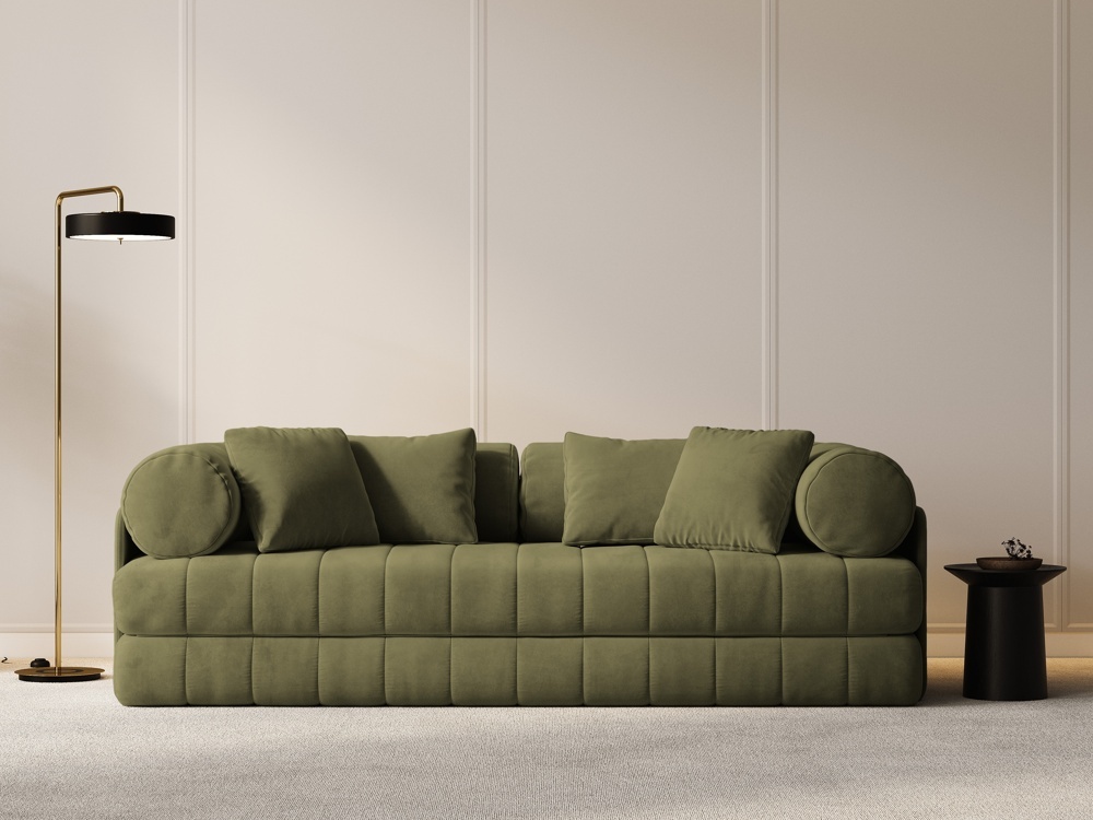 Canapea extensibila 3 locuri Kemi catifea L206 cm