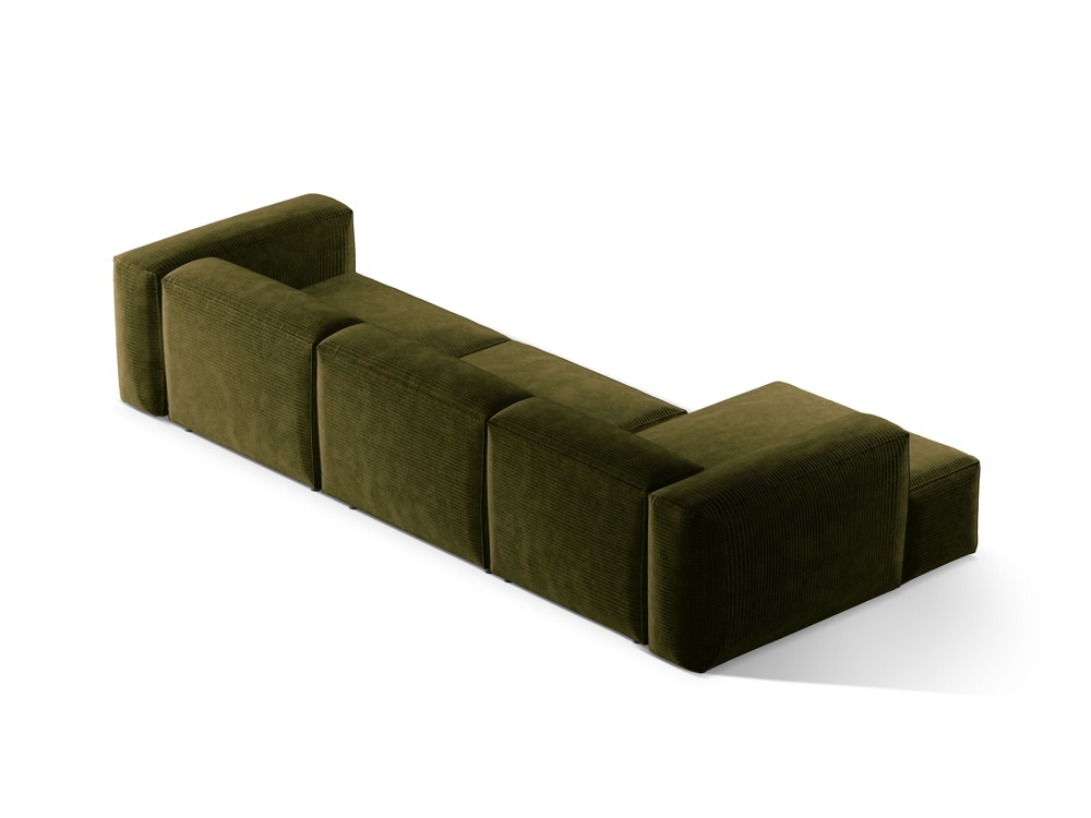 Coltar 4 locuri Bergamo velur reiat L344 cm - 3 | YEO