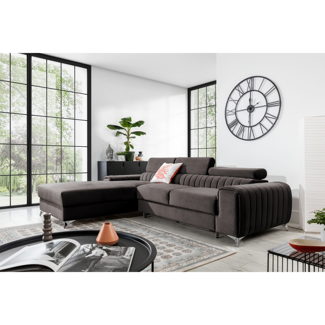 Coltar extensibil Grayson pe stanga Velvetmat 22 - 2 | YEO