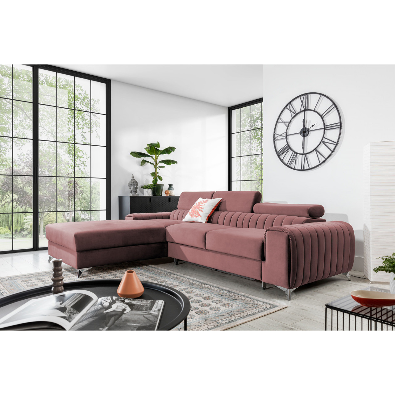Coltar extensibil Grayson pe stanga Velvetmat 24 - 2 | YEO