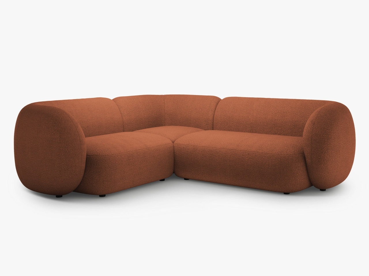 Coltar Kate 4 locuri boucle Baloo L252 cm