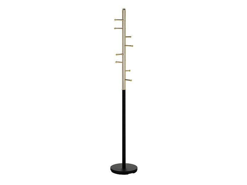 Cuier Ferro negru/auriu H173 cm