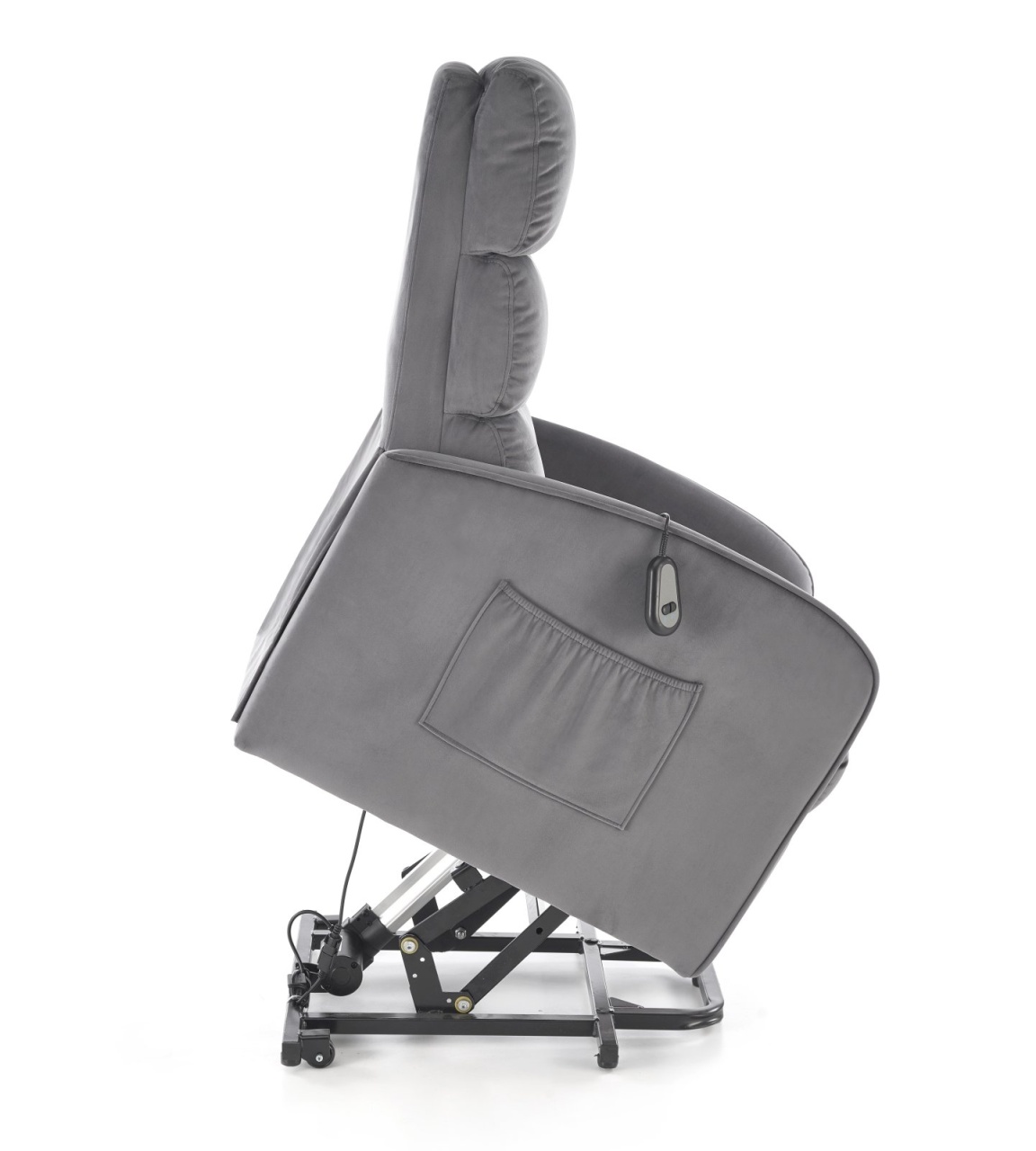Fotoliu Maroni velvet gri H103 cm - 2 | YEO