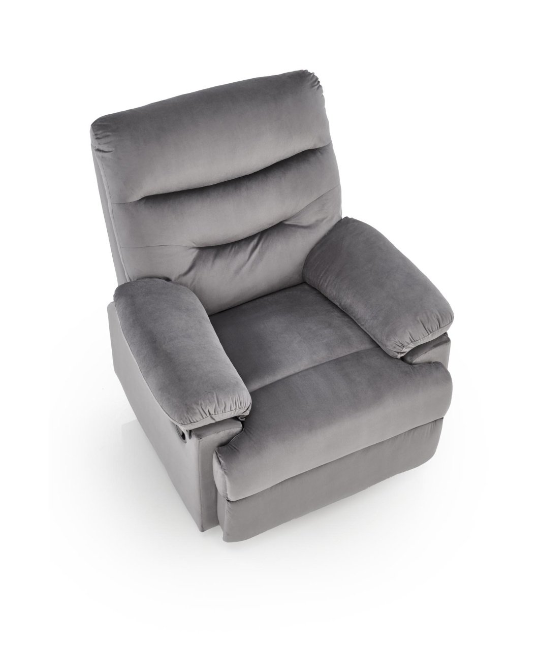 Fotoliu recliner Drager velvet gri H105 cm - 4 | YEO