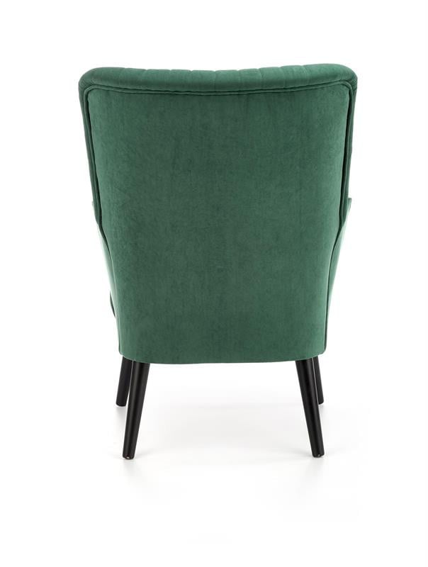 Fotoliu tapitat Delgado Velvet verde – H100 cm - 2 | YEO