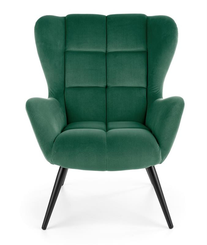 Fotoliu Tyrion velvet verde H91 cm - 4 | YEO