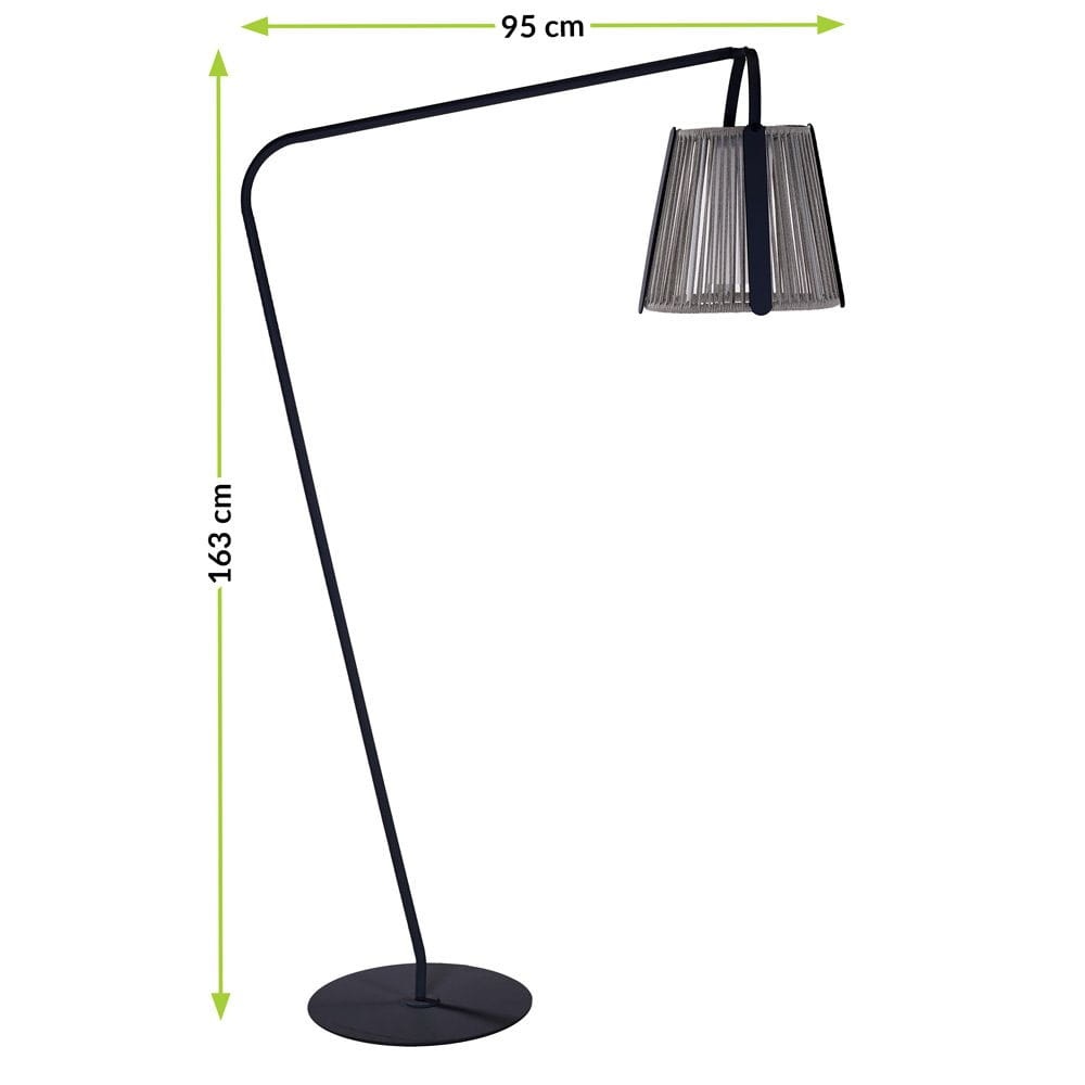 Lampa solara de podea Helsinki antracit - 1 | YEO