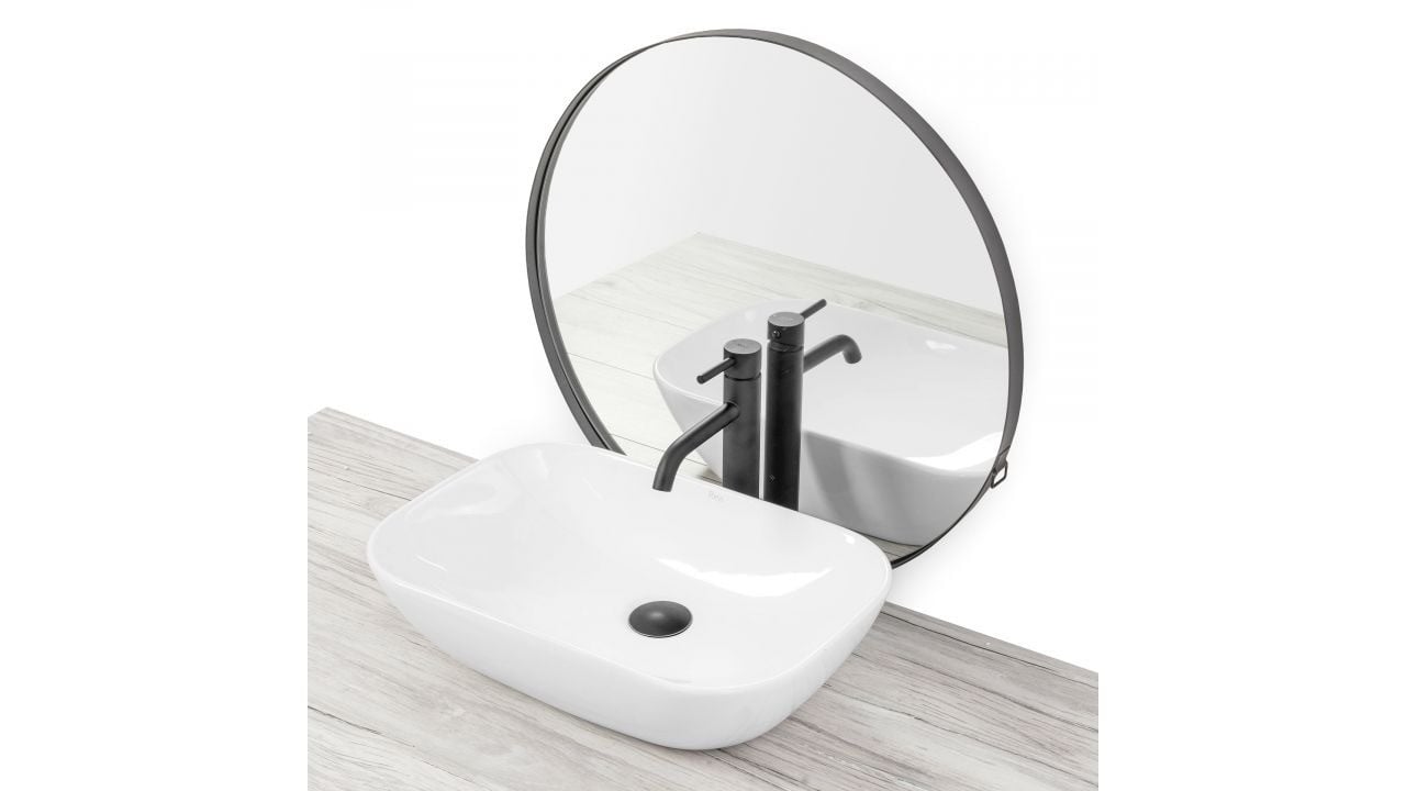 Lavoar Claudia Alb ceramica sanitara - 51cm - 3 | YEO