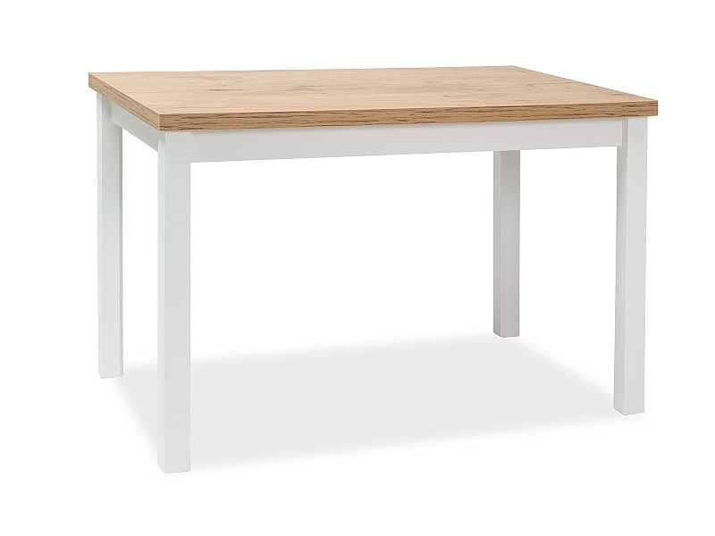 Masa Adam stejar lancelot/alb mat - L100 x l60 x h75 cm