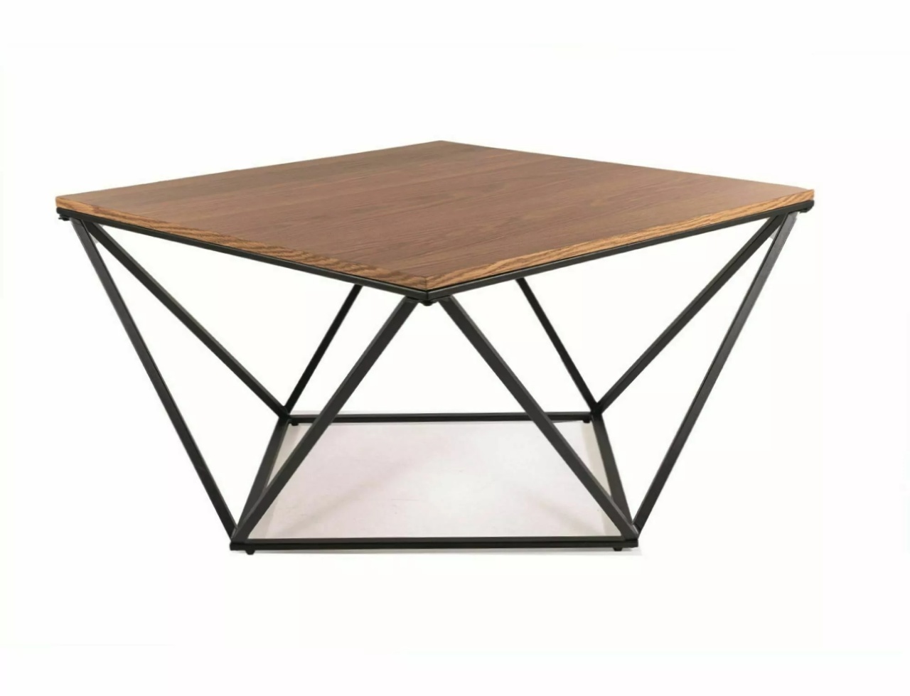 Masa de cafea Silver A nuc/negru L80xl80 cm - 1 | YEO