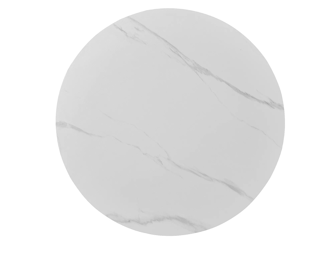Masa Ideal ceramic marmura alba/negru ø100 cm - 1 | YEO
