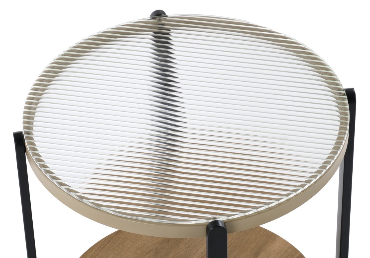 Masuta de cafea Kamala S natur/negru ø53/h55 cm - 1 | YEO