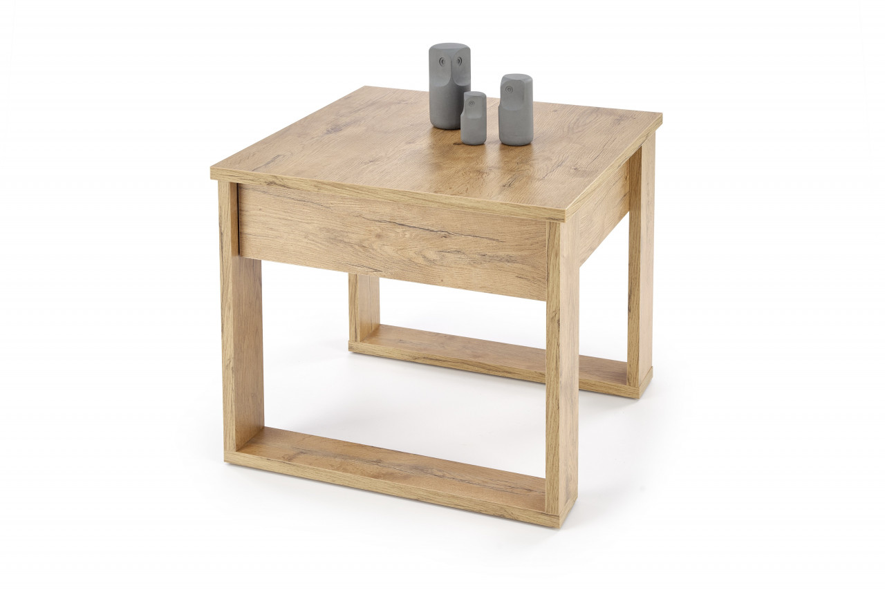 Masuta de cafea Nea patrata stejar wotan L60 cm
