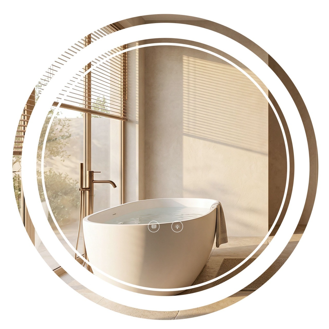 Oglindă LED SOFT 90