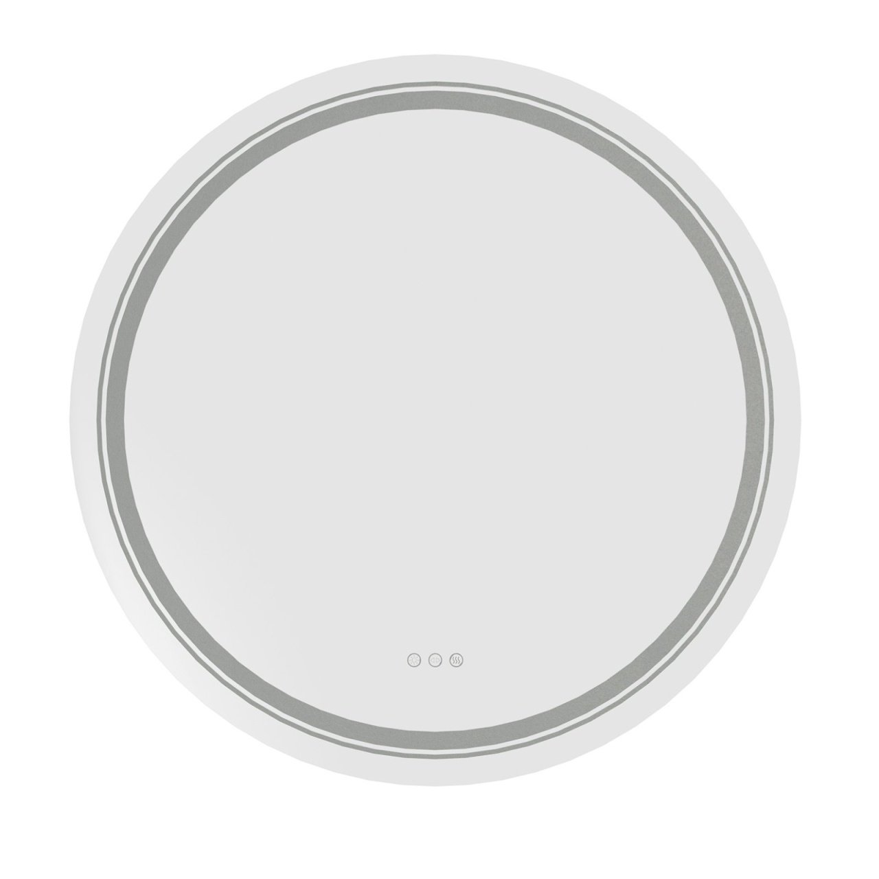 Oglinda pentru baie Dover 60 cm argintie