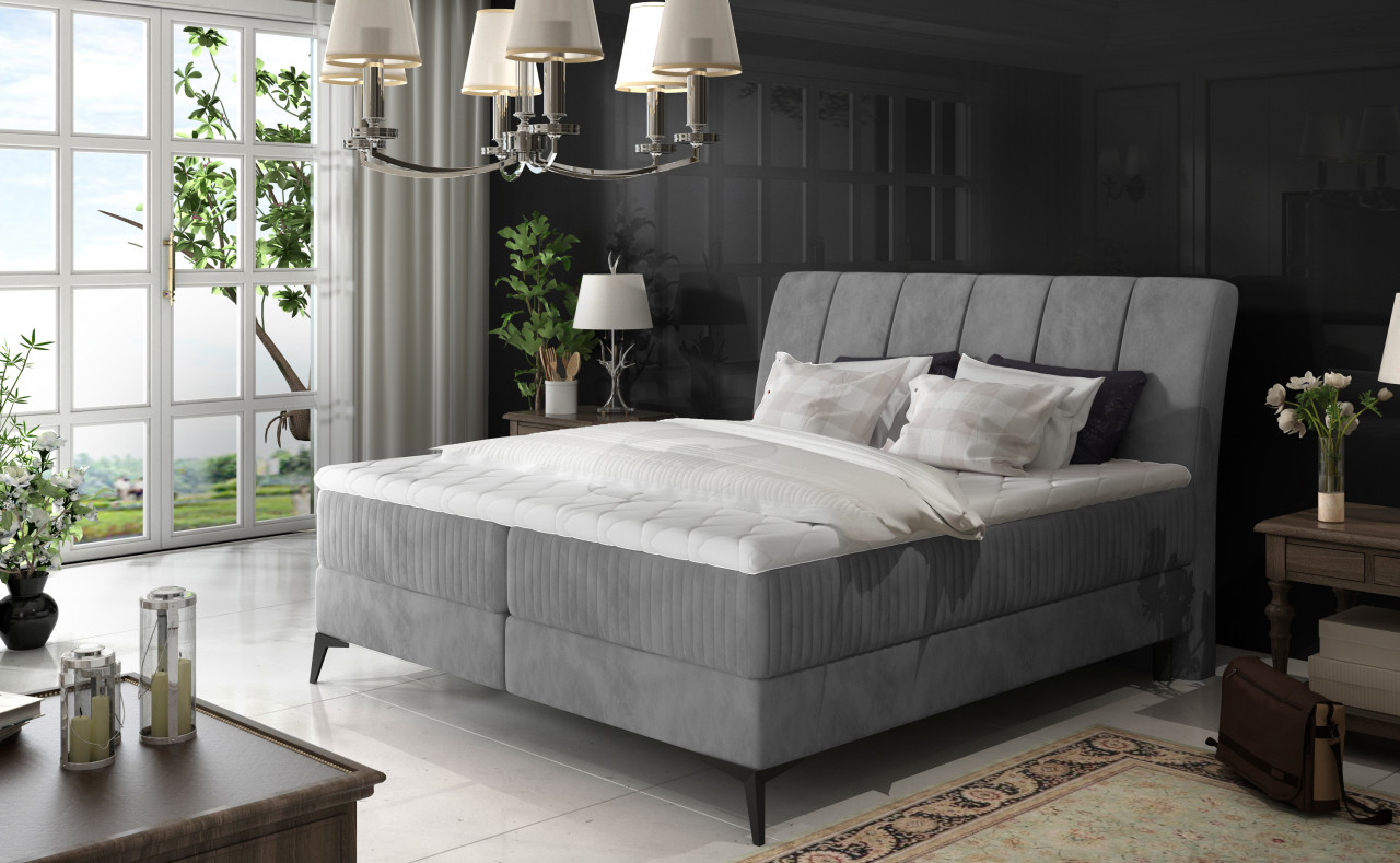 Pat boxspring Aderito 140x200 cm Jasmine 90