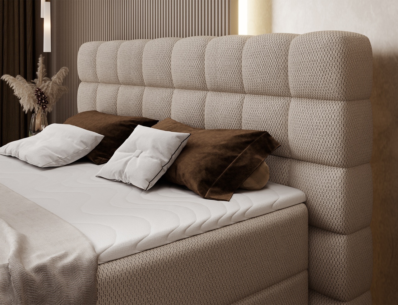 Pat boxspring Camma 140x200 cm Royal 01