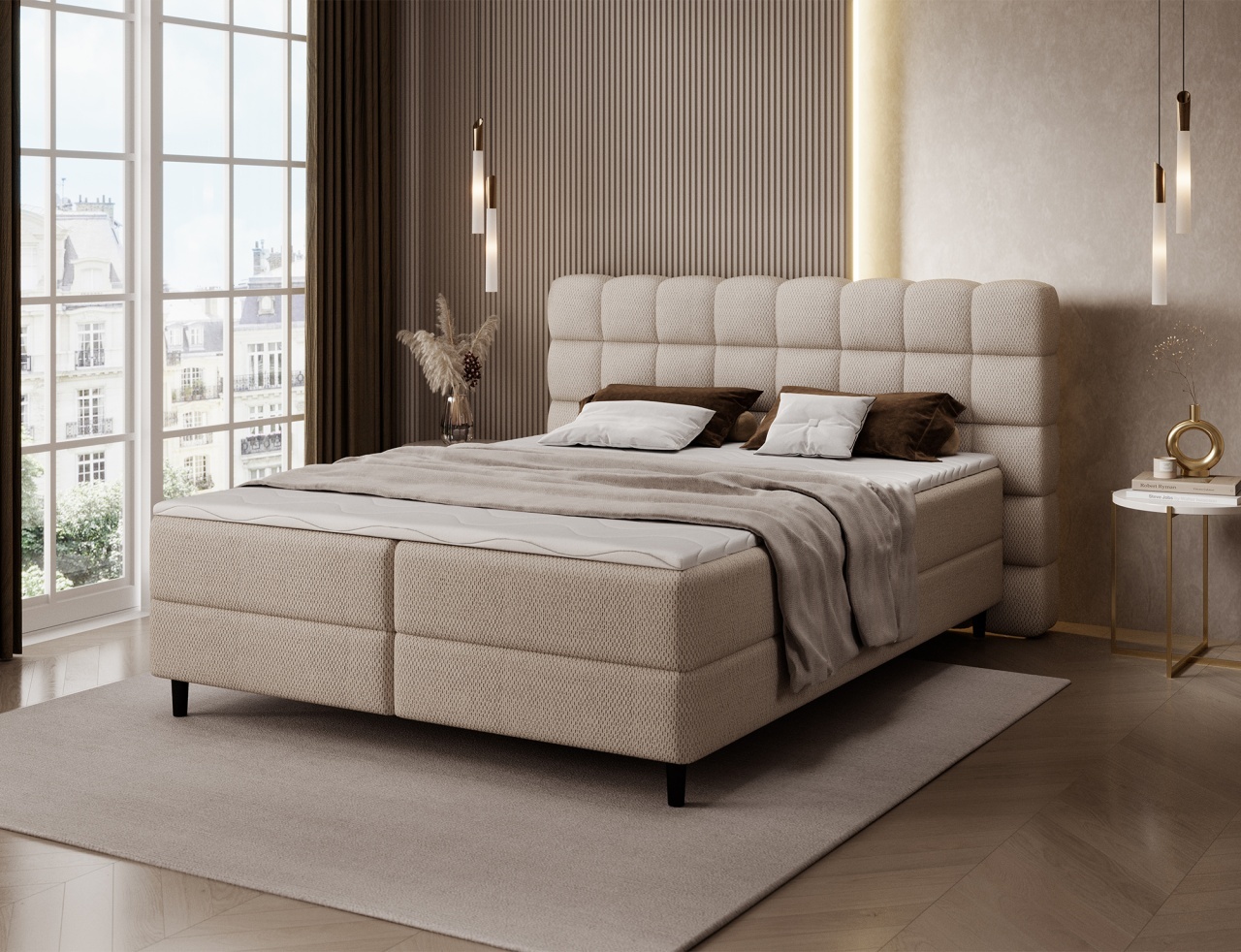 Pat boxspring Camma 160x200 cm Royal 04