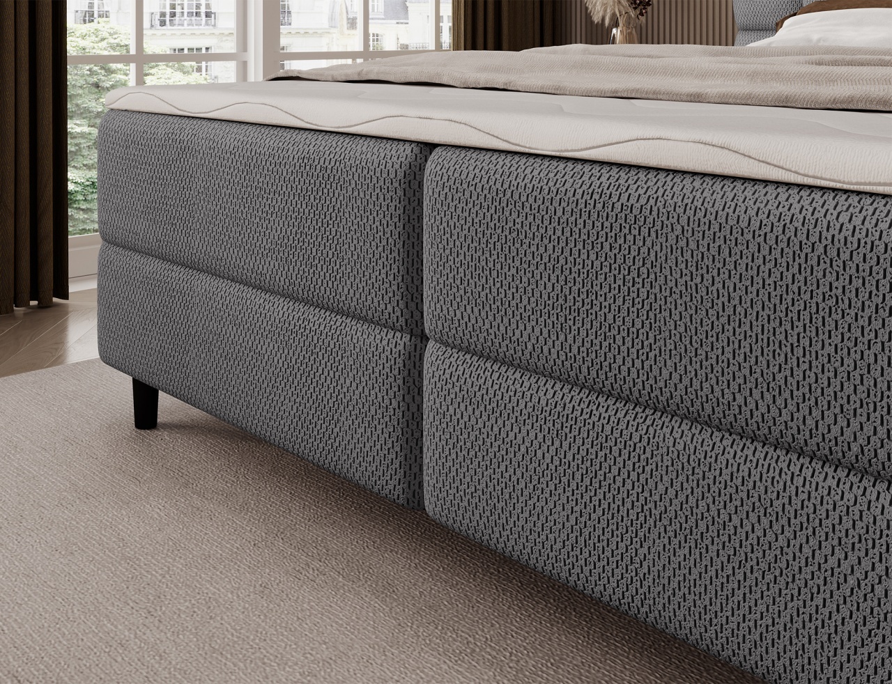 Pat boxspring Camma 160x200 cm Royal 18
