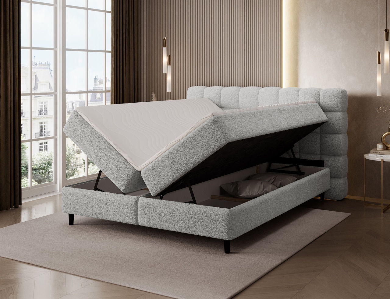 Pat boxspring Camma 180x200 cm Calmora 05