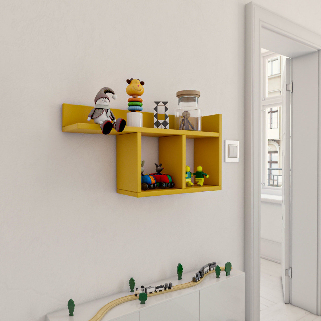 Raft de perete Room galben