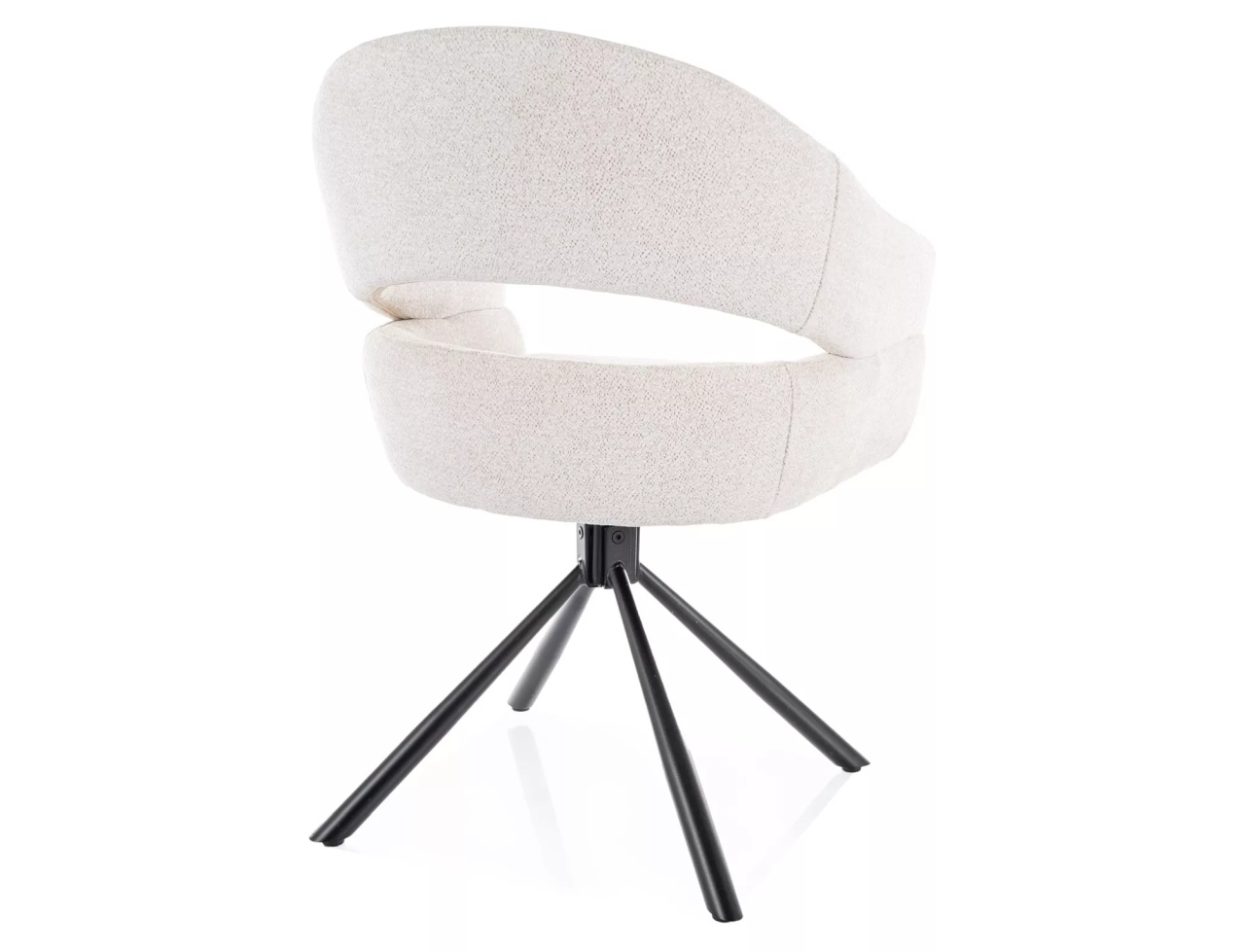 Scaun Borgo bej/negru Raven22 - 1 | YEO