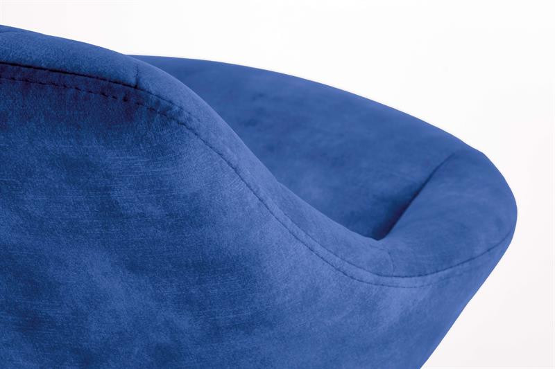 Scaun de bar H-102 velvet bleumarin - 2 | YEO