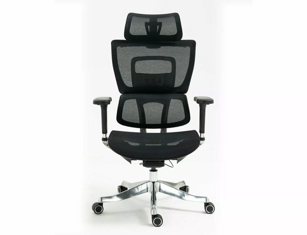 Scaun de birou Winner Lux negru/crom - 2 | YEO