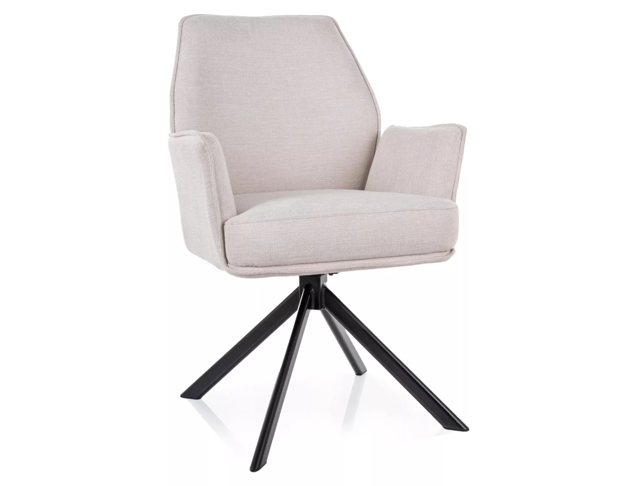 Scaun Hugo bej deschis/negru Brego22