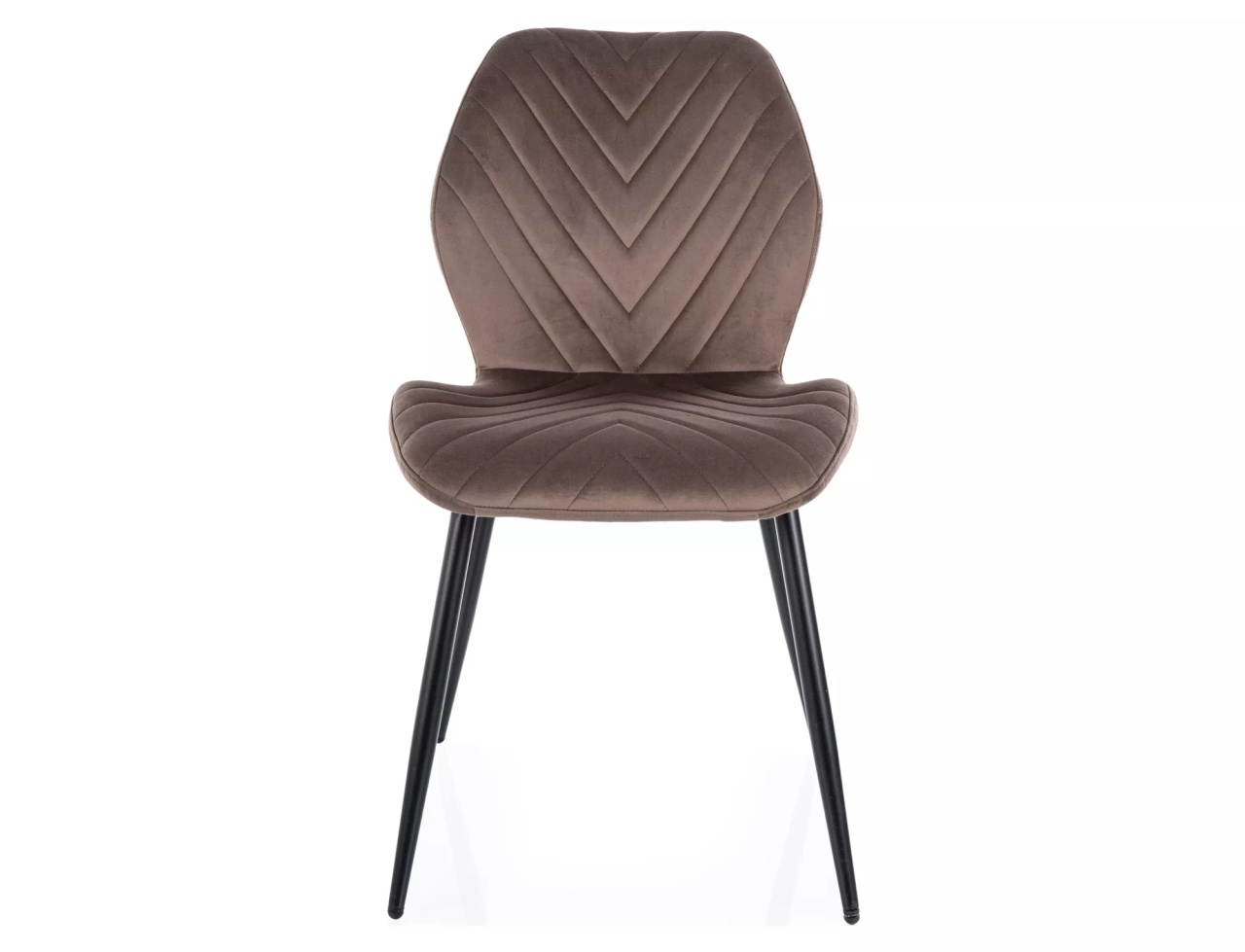 Scaun Mike velvet cappuccino/negru Blu38 - 2 | YEO