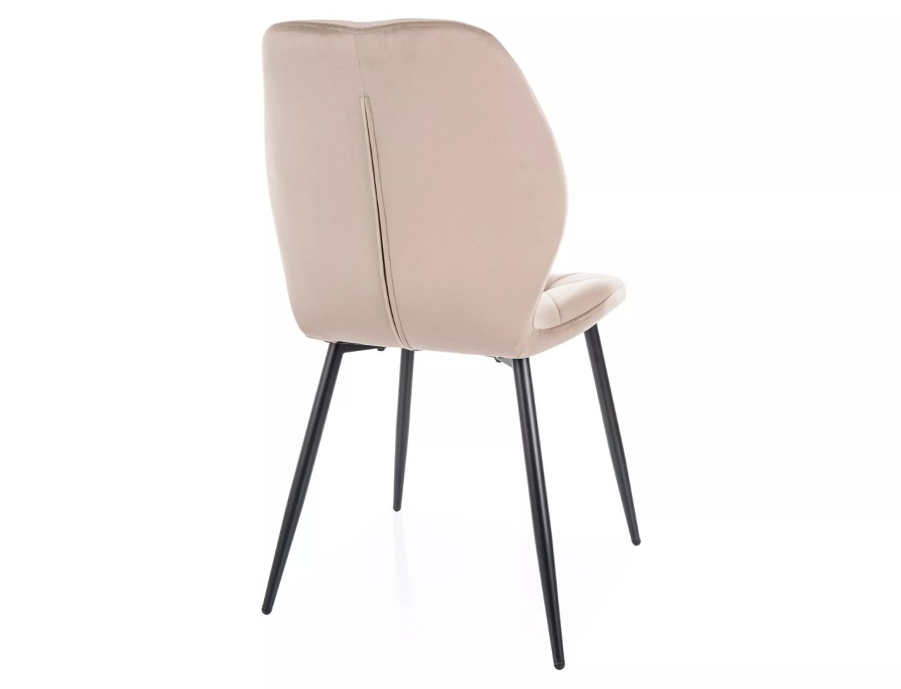 Scaun Rick velvet bej inchis/negru Blu40 - 1 | YEO