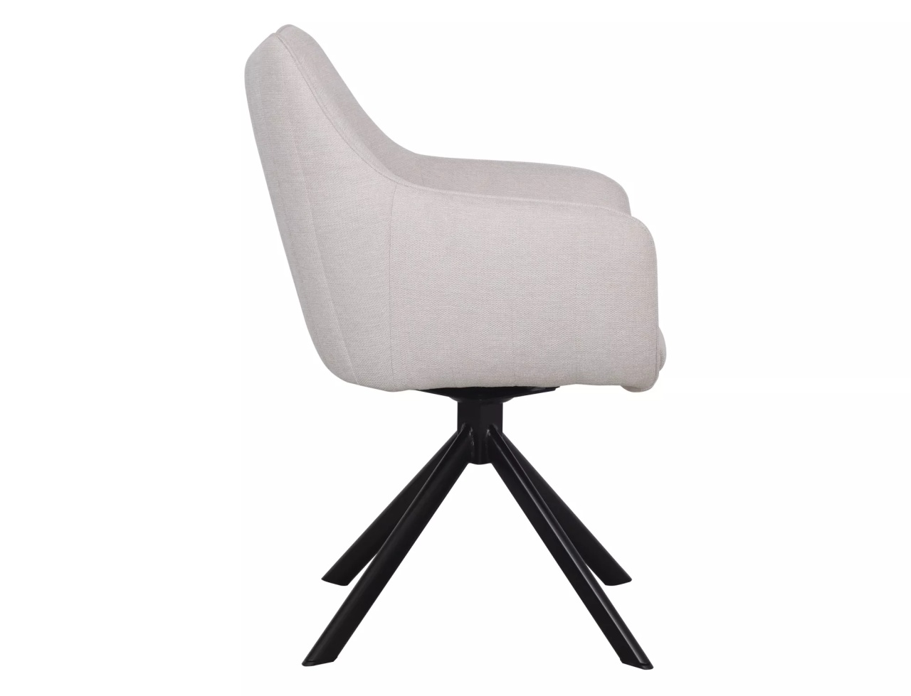 Scaun rotativ Azalia velvet bej deschis Blu30 - 4 | YEO