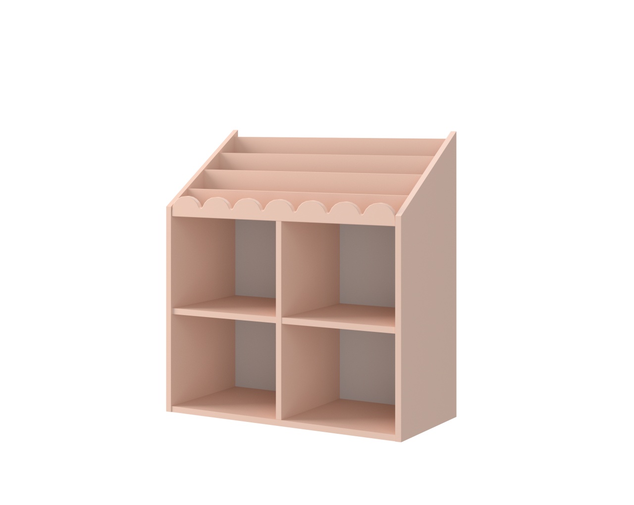 Biblioteca pentru copii Book Nook roz H76 cm