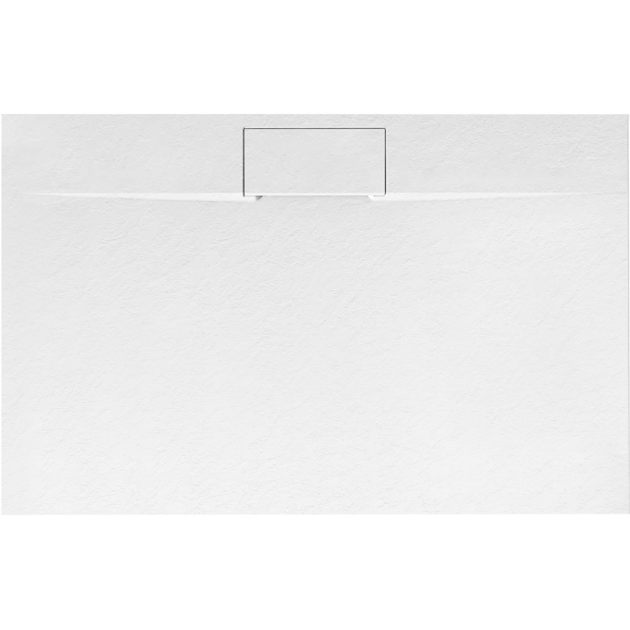 Cadita pentru dus Bazalt Long alba 90x120
