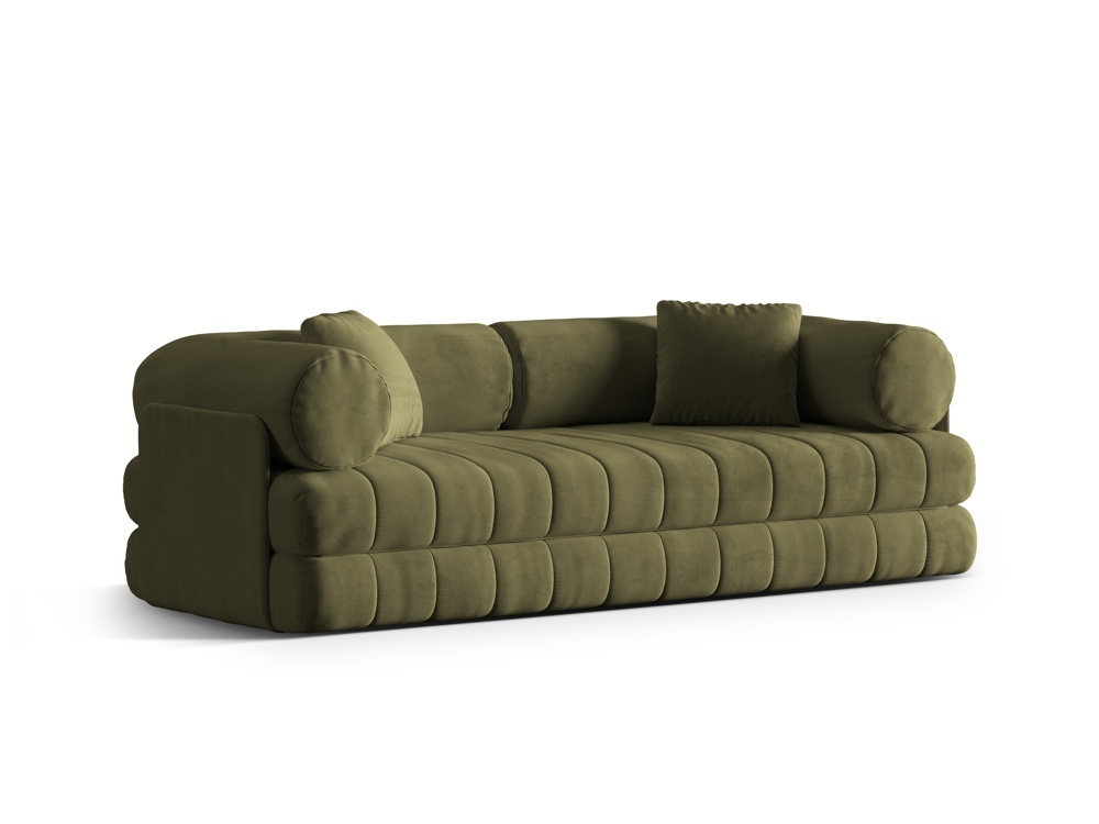 Canapea extensibila 3 locuri Kemi catifea L206 cm - 2 | YEO