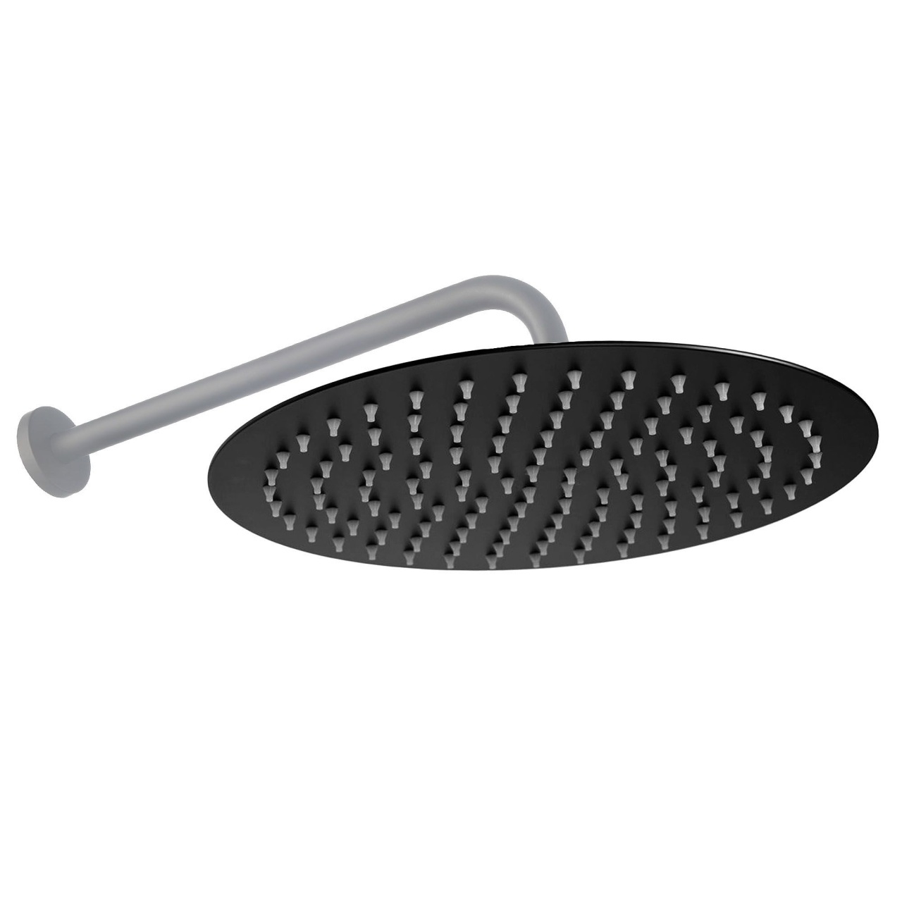 Cap de duș Rea Black Matt 25cm