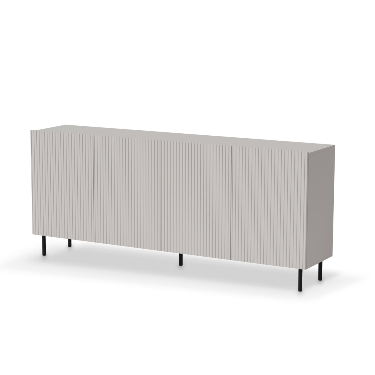 Comoda Paxos KM-2 casmir/negru L180 cm