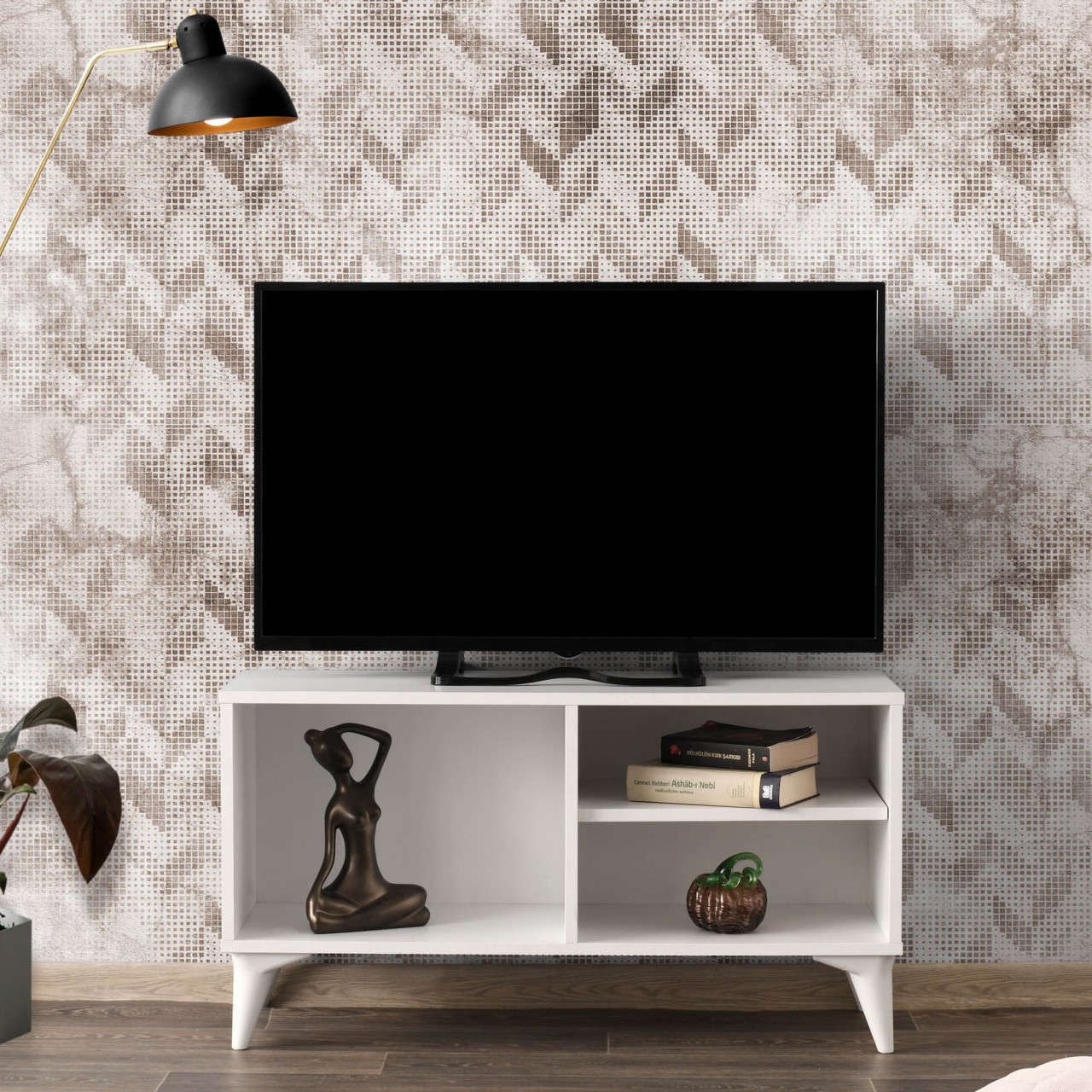 Comoda TV Zisino alba