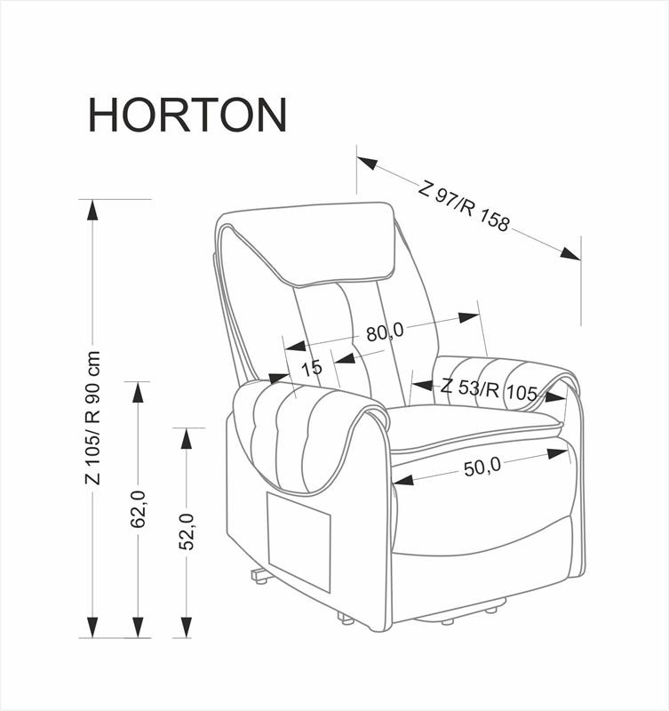 Fotoliu Horton velvet gri - 4 | YEO