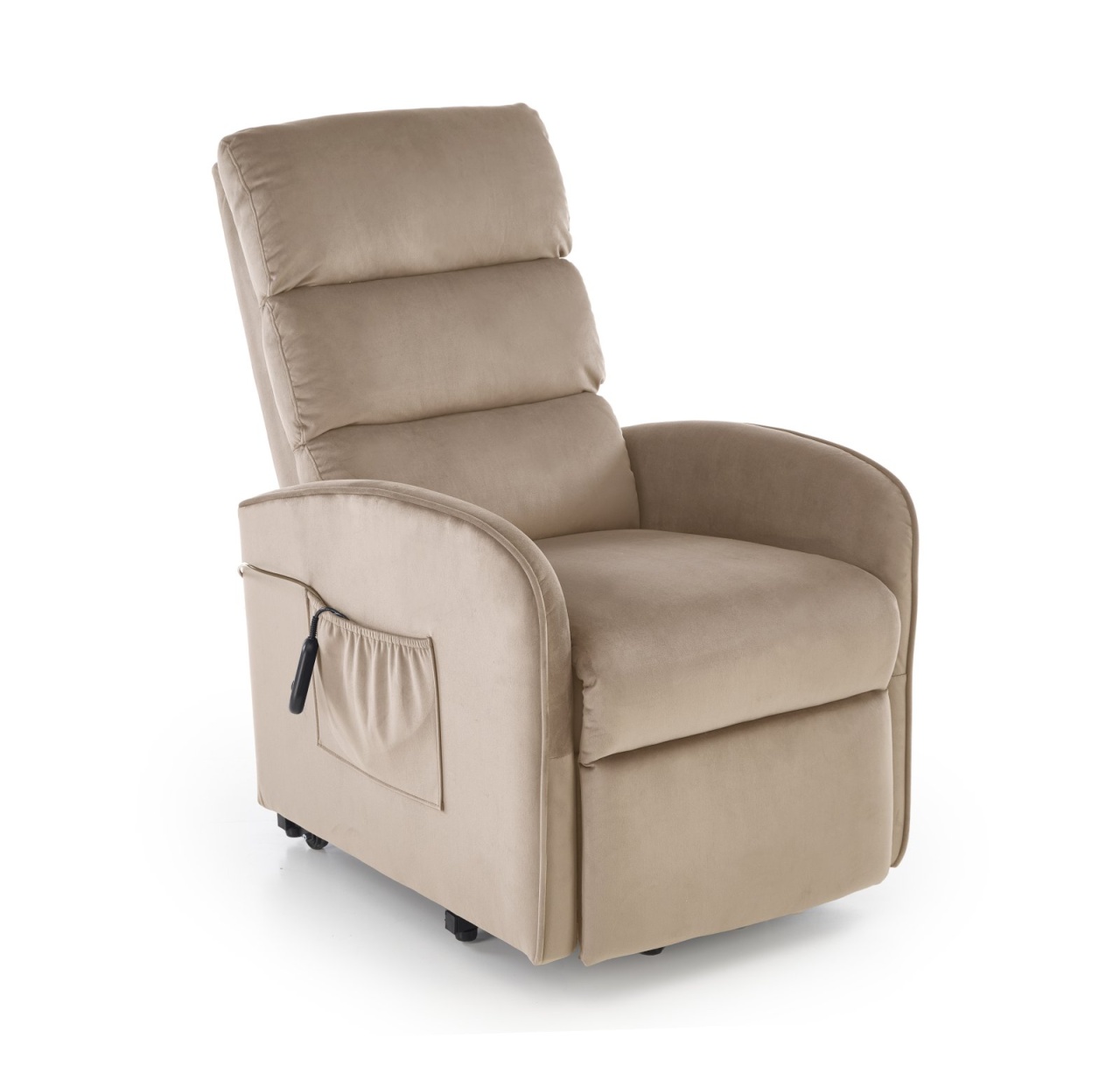 Fotoliu Maroni velvet bej H103 cm