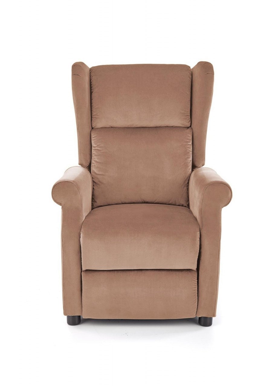 Fotoliu recliner Agustin 2 velvet bej H107 cm - 3 | YEO