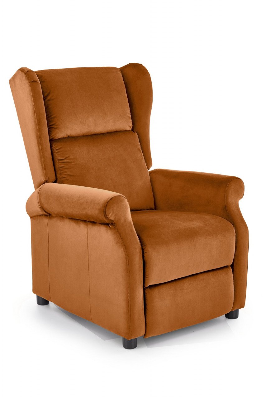 Fotoliu recliner Agustin 2 velvet cinnamon H107 cm