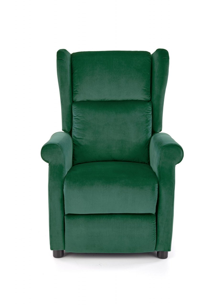 Fotoliu recliner Agustin 2 velvet verde H107 cm - 3 | YEO