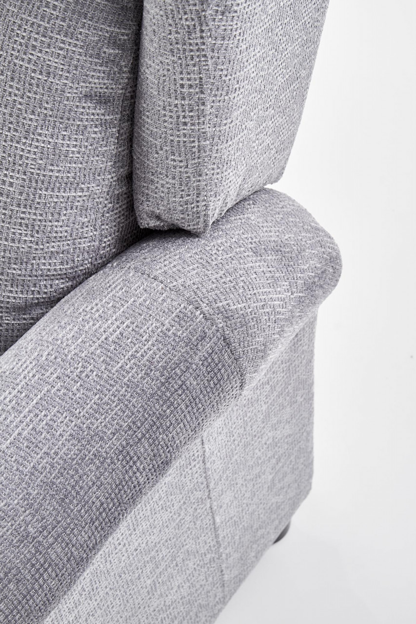 Poze Fotoliu recliner cu functie de masaj Agustin M stofa gri homewish.ro